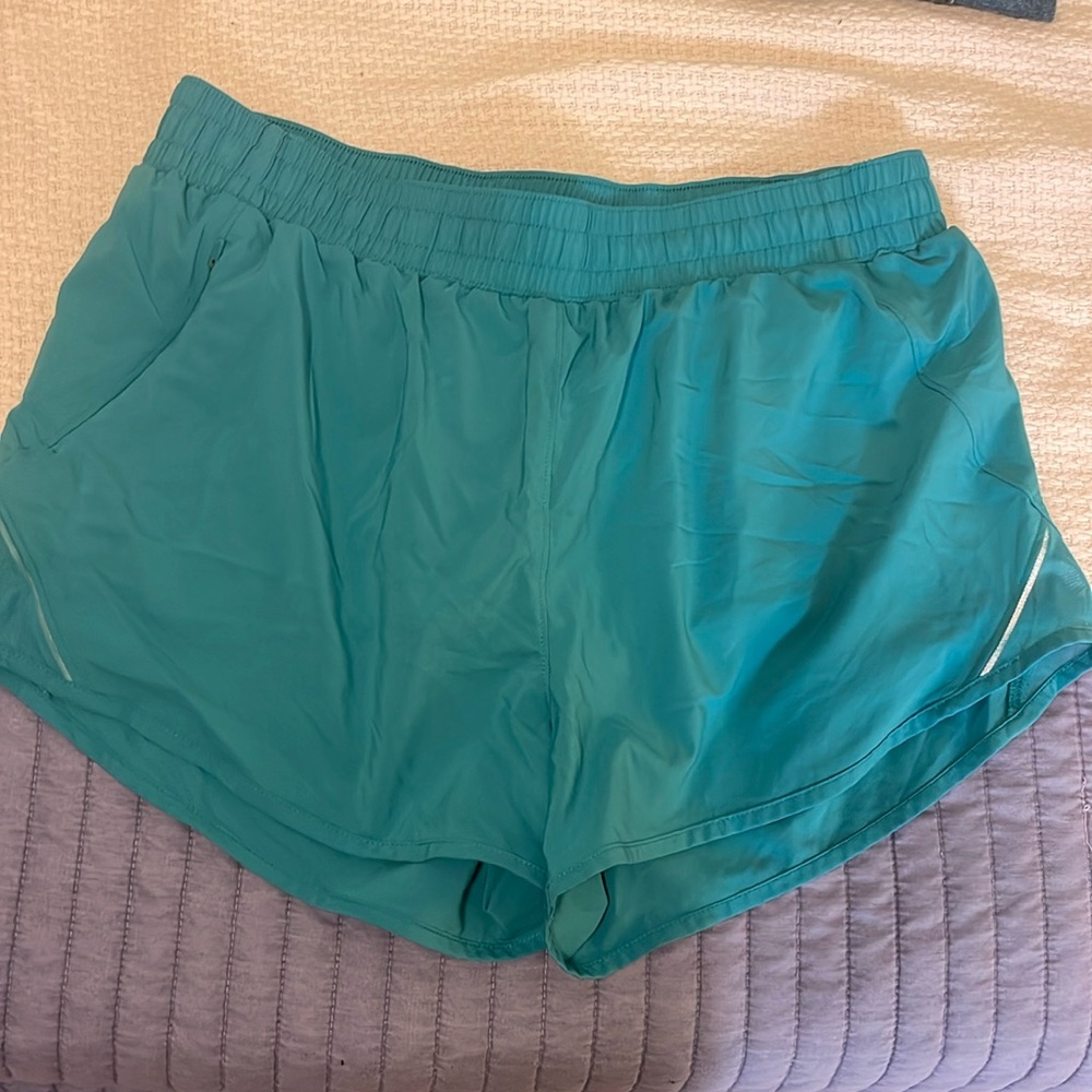 Teal shorts